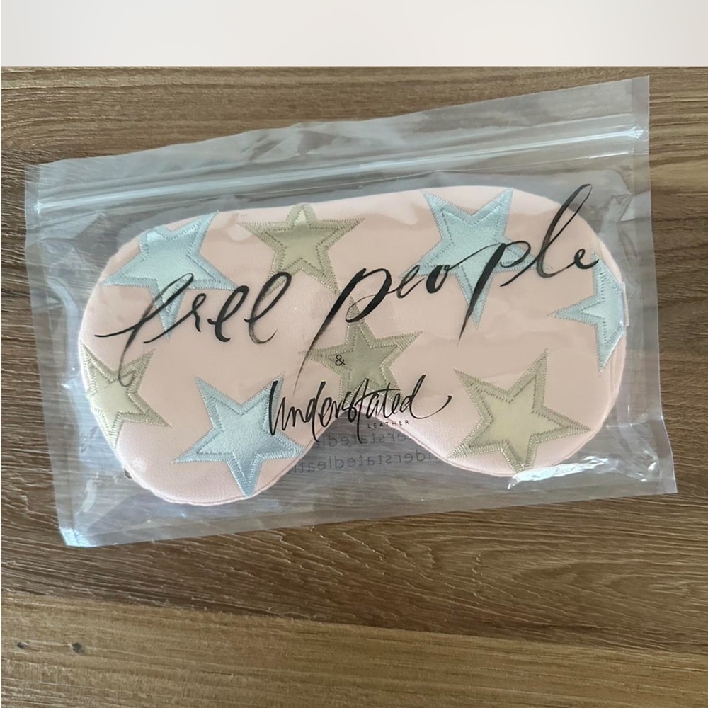 NWT Free People / Understated Pink Sleep Mask